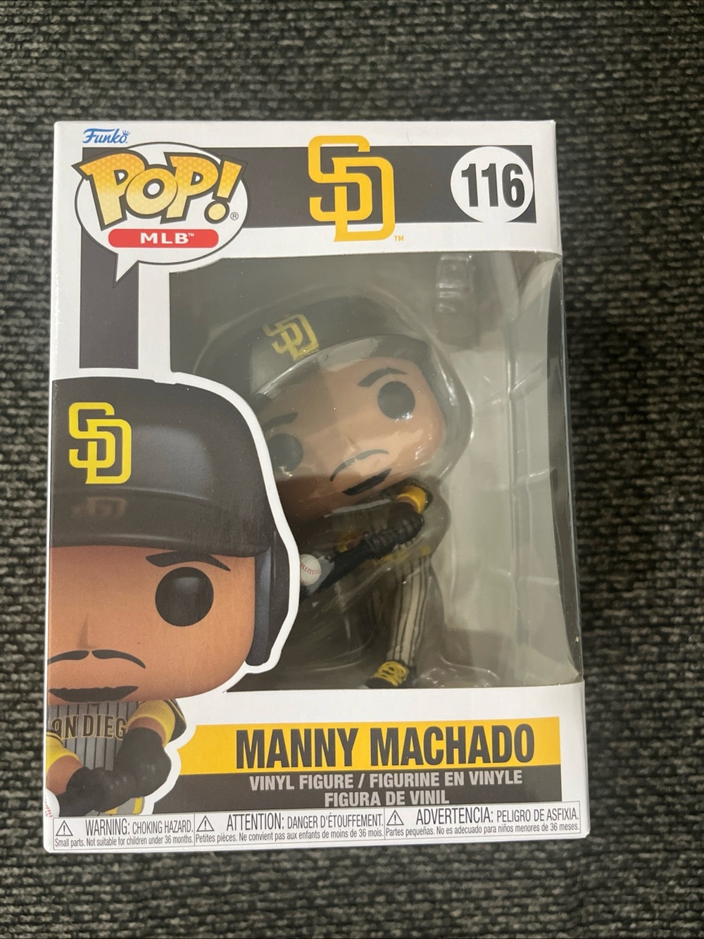 Funko POP! MLB San Diego Padres Manny Machado #116 Dominican Republic 🇩🇴